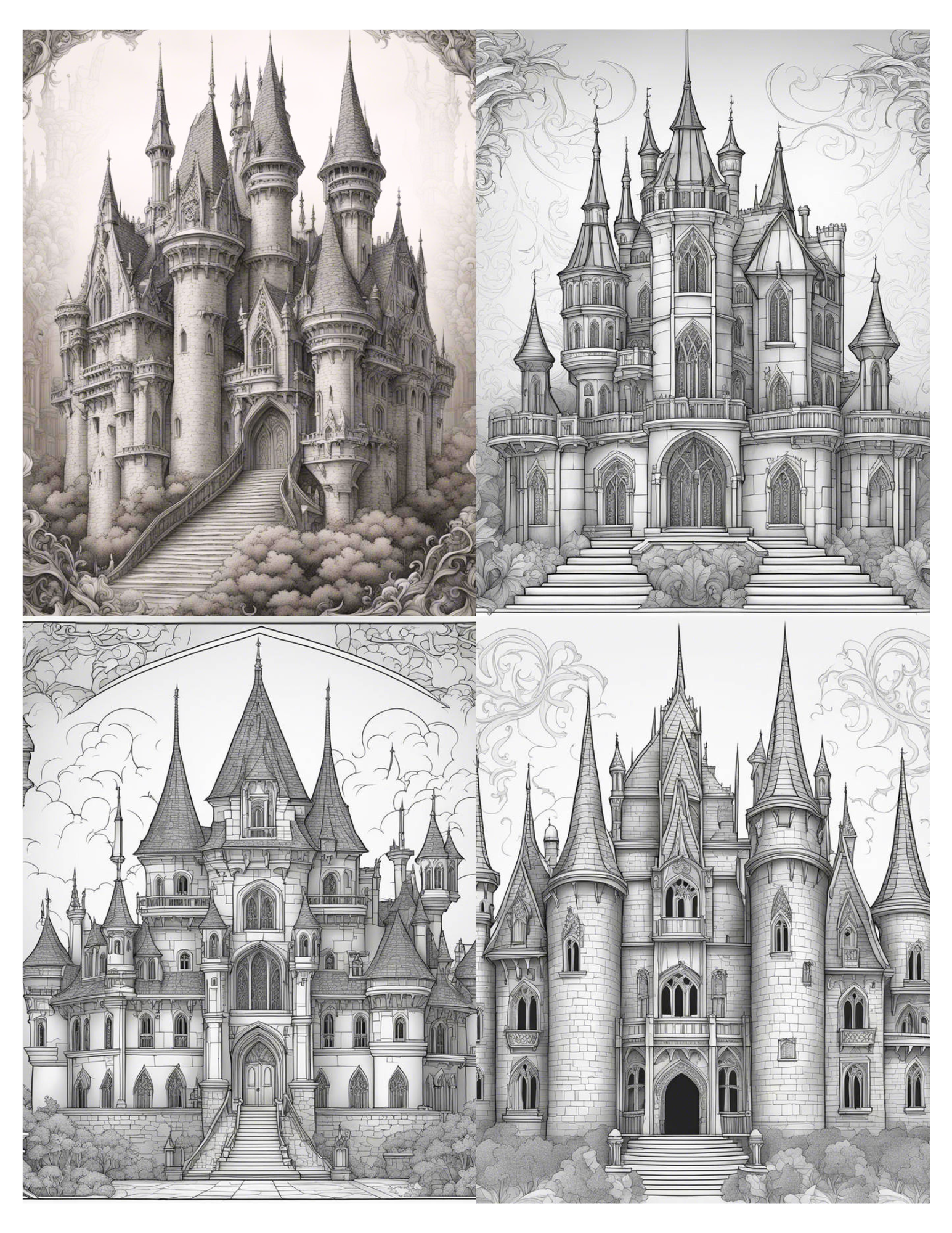 Mini Art Escape - Mini Page Premium Coloring Book