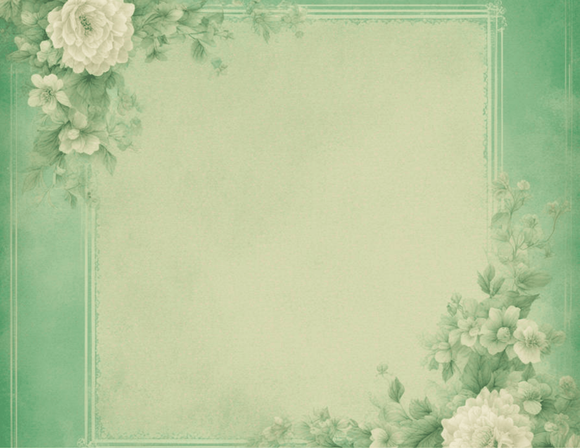 Decorative Craft Paper, Vintage/Retro/Antique Design 8.5x11