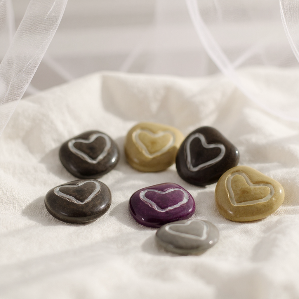5 Unique Carved Garden Stones