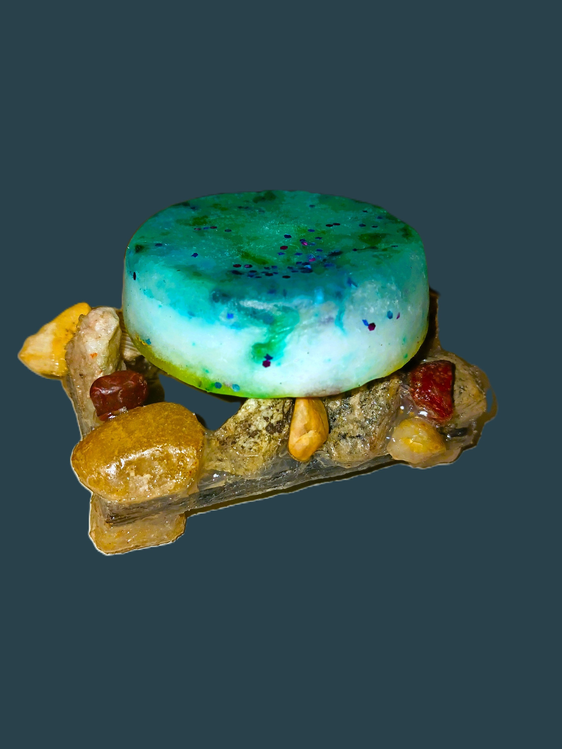 Hand-Crafted Stone Soap Dish